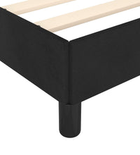 Bettgestell ohne Matratze Schwarz 120x190 cm Samt