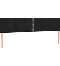 Bettgestell ohne Matratze Schwarz 120x190 cm Samt