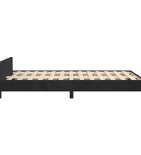 Bettgestell ohne Matratze Schwarz 120x190 cm Samt