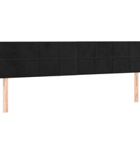 Bettgestell ohne Matratze Schwarz 120x190 cm Samt