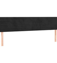 Bettgestell ohne Matratze Schwarz 120x190 cm Samt