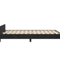 Bettgestell ohne Matratze Schwarz 120x190 cm Samt