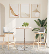 Bartisch Ø60x89,5 cm Massivholz Eiche