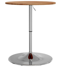 Bartisch Hellbraun Ø60x89,5 cm Massivholz Eiche