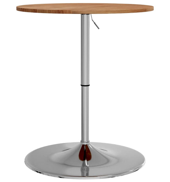 Bartisch Hellbraun Ø60x89,5 cm Massivholz Eiche
