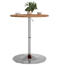 Bartisch Hellbraun Ø60x89,5 cm Massivholz Eiche