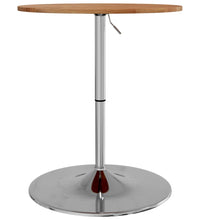 Bartisch Hellbraun Ø60x89,5 cm Massivholz Eiche