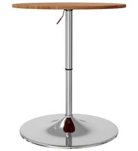 Bartisch Hellbraun Ø60x89,5 cm Massivholz Eiche