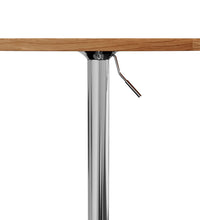 Bartisch Hellbraun Ø60x89,5 cm Massivholz Eiche