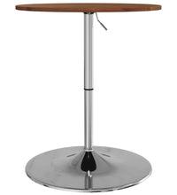 Bartisch Dunkelbraun Ø60x89,5 cm Massivholz Eiche