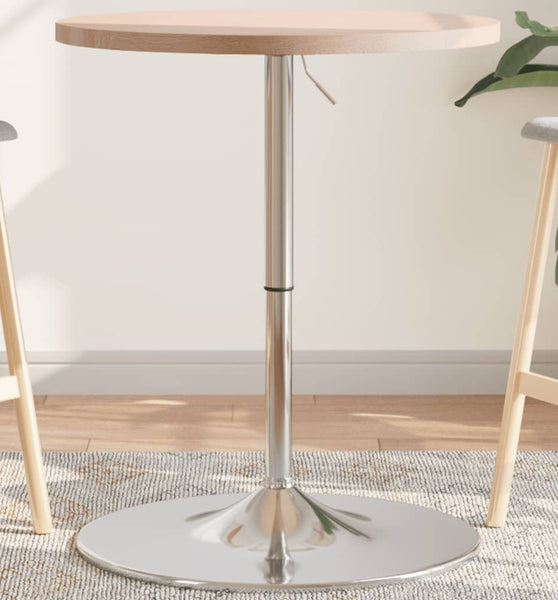 Bartisch Ø60x90,5 cm Massivholz Eiche