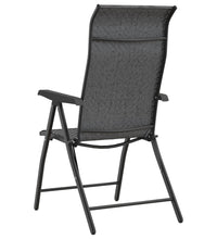 Gartenstühle 8 Stk. Klappbar Grau Poly Rattan