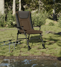 Angelstuhl mit Armlehnen Klappbar Taupe