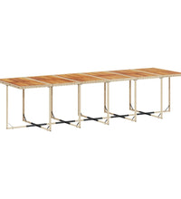 13-tlg. Garten-Essgruppe mit Kissen Beige Poly Rattan
