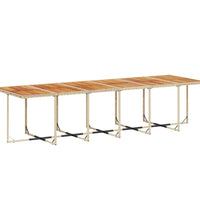 17-tlg. Garten-Essgruppe mit Kissen Beige Poly Rattan