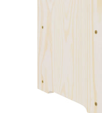 Weinregal mit Oberplatte 72,5x25x111,5 cm Massivholz Kiefer