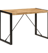 Esstisch 120x55x76 cm Raues Mangoholz
