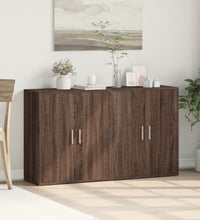 Sideboards 2 Stk. Braun Eichen-Optik 60x31x70 cm Holzwerkstoff