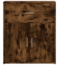 Sideboards 2 Stk. Räuchereiche 60x31x70 cm Holzwerkstoff