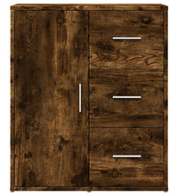 Sideboards 2 Stk. Räuchereiche 60x31x70 cm Holzwerkstoff