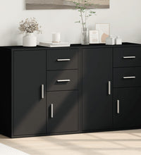 Sideboards 2 Stk. Schwarz 60x31x70 cm Holzwerkstoff