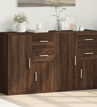 Sideboards 2 Stk. Braun Eichen-Optik 60x31x70 cm Holzwerkstoff