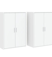 Sideboards 2 Stk. Weiß 60x31x84 cm Holzwerkstoff