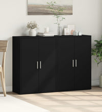 Sideboards 2 Stk. Schwarz 60x31x84 cm Holzwerkstoff