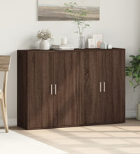 Sideboards 2 Stk. Braun Eichen-Optik 60x31x84 cm Holzwerkstoff