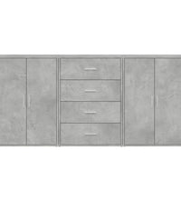 Sideboards 3 Stk. Betongrau 60x31x84 cm Holzwerkstoff