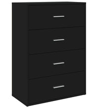 Sideboards 2 Stk. Schwarz 60x31x84 cm Holzwerkstoff