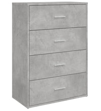 Sideboards 2 Stk. Betongrau 60x31x84 cm Holzwerkstoff