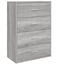 Sideboards 2 Stk. Grau Sonoma 60x31x84 cm Holzwerkstoff