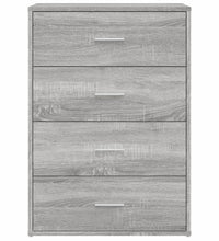 Sideboards 2 Stk. Grau Sonoma 60x31x84 cm Holzwerkstoff