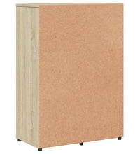 Sideboards 2 Stk. Sonoma-Eiche 60x31x84 cm Holzwerkstoff