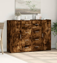 Sideboards 2 Stk. Räuchereiche 60x31x84 cm Holzwerkstoff