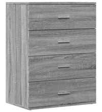 Sideboards 2 Stk. Grau Sonoma 60x39x80 cm Holzwerkstoff