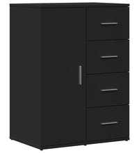 Sideboards 2 Stk. Schwarz 59x39x80 cm Holzwerkstoff