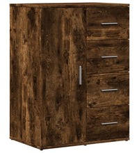 Sideboards 2 Stk. Räuchereiche 59x39x80 cm Holzwerkstoff