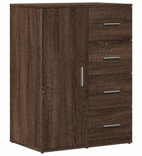 Sideboards 2 Stk. Braun Eichen-Optik 59x39x80 cm Holzwerkstoff