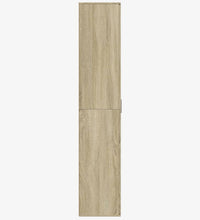 Highboard Sonoma-Eiche 80x35x180 cm Holzwerkstoff
