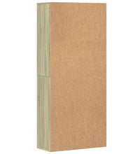 Highboard Sonoma-Eiche 80x35x180 cm Holzwerkstoff