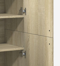 Highboard Sonoma-Eiche 80x35x180 cm Holzwerkstoff