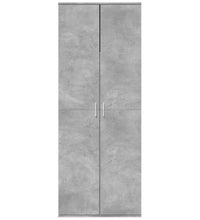 Highboard Betongrau 70x35x180 cm Holzwerkstoff