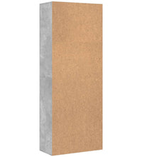 Highboard Betongrau 70x35x180 cm Holzwerkstoff