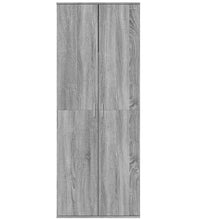 Highboard Grau Sonoma 70x35x180 cm Holzwerkstoff