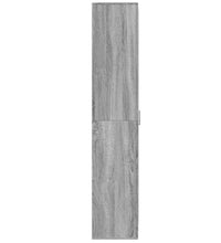 Highboard Grau Sonoma 70x35x180 cm Holzwerkstoff