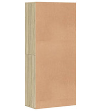 Schuhschrank Sonoma-Eiche 80x39x178 cm Holzwerkstoff