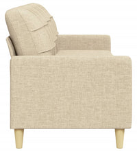 3-Sitzer-Sofa Creme 210 cm Stoff