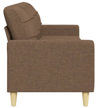 3-Sitzer-Sofa Braun 210 cm Stoff